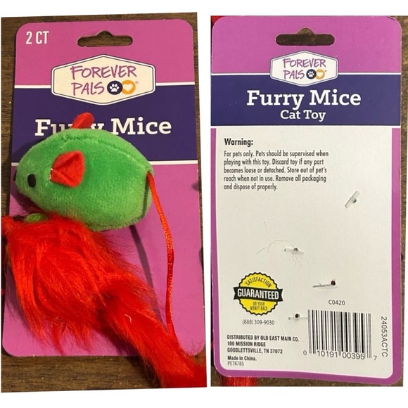 Bundle Cat Scratch Paper Heart House, 2 PalsToys, 3oz. Can food, 4.2oz solution - Picture 6 of 10